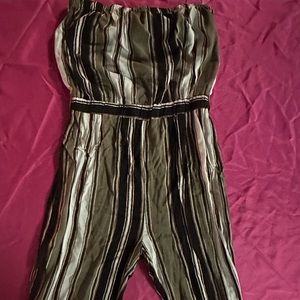 Derek Heart striped romper